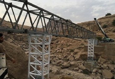 طرح احداث پل خط انتقال آب شبکه آبیاری و زهکشی دشت لالی